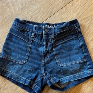 American Eagle Outfitters Dark Blue Jean Shorts